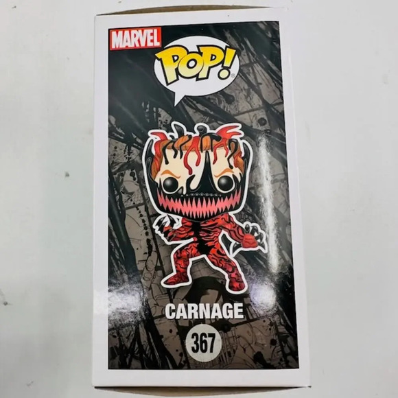 NEW Funko Pop! Marvel Venom Carnage Bobblehead #367 - Picture 5 of 9